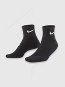 Nike Everyday Cushioned Ankle Socks 3 Pack Black