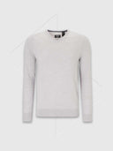 Callaway Ribbed V-neck Merino Sweater Pearl Blue from Saxumo