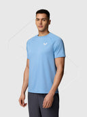 Castore Adapt Training T-Shirt Cool Blue/Mid Grey from Saxumo.com