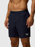Castore Branded Elastic Shorts Navy/White
