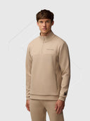 Castore Scuba Half Zip Mushroom/Gunmetal from Saxumo.com