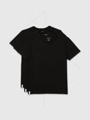 Lacoste 3 Pack Crew T-Shirt Black from Saxumo
