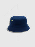 Lacoste Piqué Bucket Hat Midnight Blue