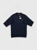 Lyle and Scott Tape Crew Neck Sweatshirt Dark Navy from Saxumo