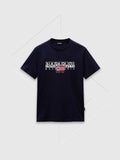 Napapijri Aylmer Graphic T-shirt Blu Marine