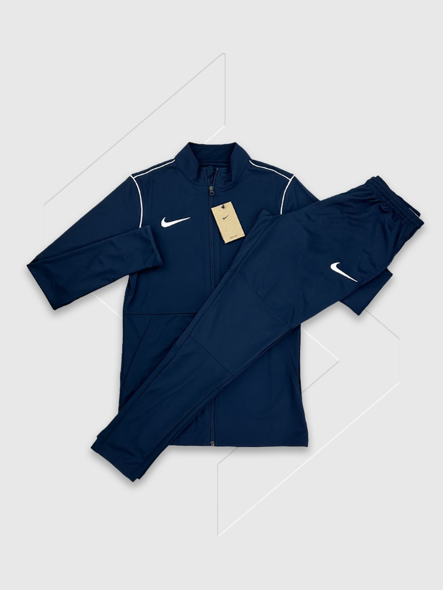 HOT Dri Fit Nike Blue White Tracksuit Nike Dri-Fit Tracksuit Set