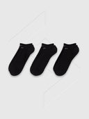 Nike Everyday Cushioned No Show Socks Black 3 Pack from Saxumo