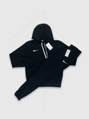 Nike Fleece Hoodie/ Pants Tracksuit Set Black from Saxumo