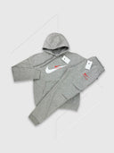 Nike Standard Issue Sportswear Tracksuit Set Grey from Saxumo