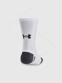 Under Armour Cushioned Tech Crew Socks 3 Pack White from Saxumo