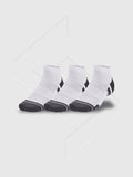 Under Armour Performance Tech 3-Pack Low Cut Socks White