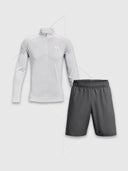Under Armour Tech 2.0 Half Zip/Short Set Halo Grey/Grey from Saxumo