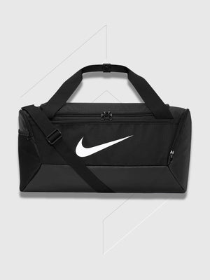 Nike Brasilia Small Duffle Bag Black/White (41L) from Saxumo