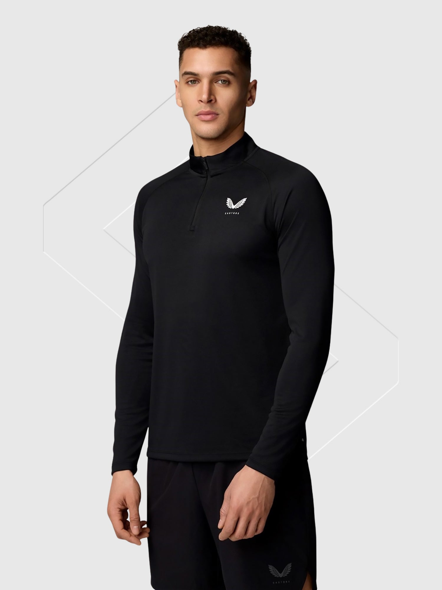 Castore Adapt Training Half Zip Top Black from Saxumo.com