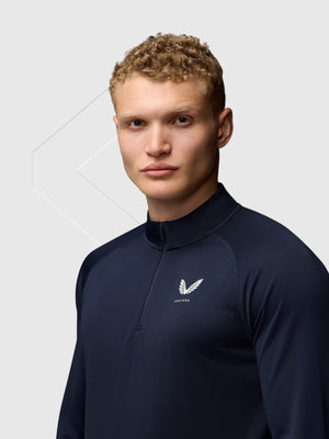 Castore Adapt Training Half Zip Top Midnight Navy from Saxumo.com