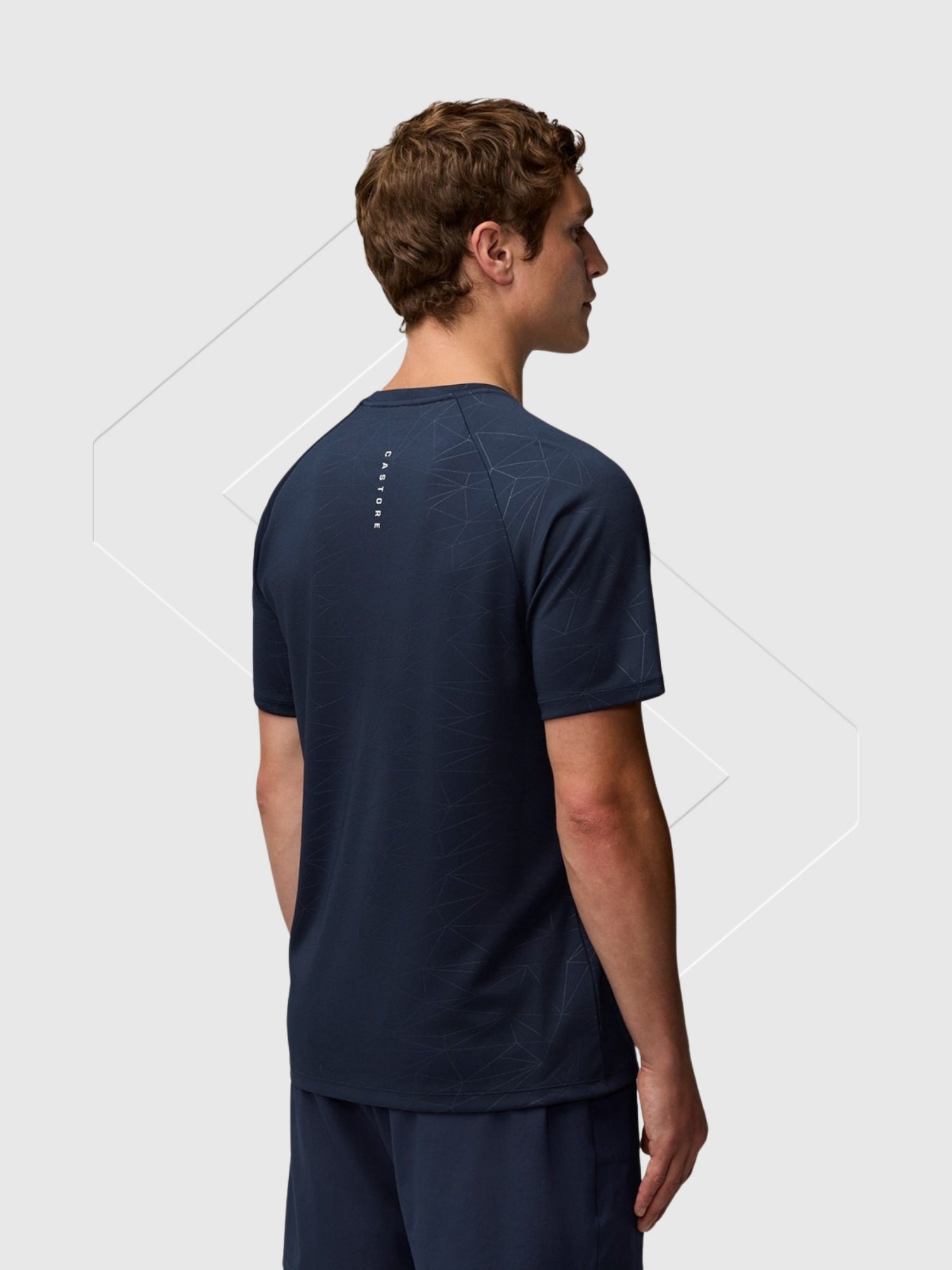 Castore Adapt Training T-Shirt Midnight Navy/White from Saxumo.com