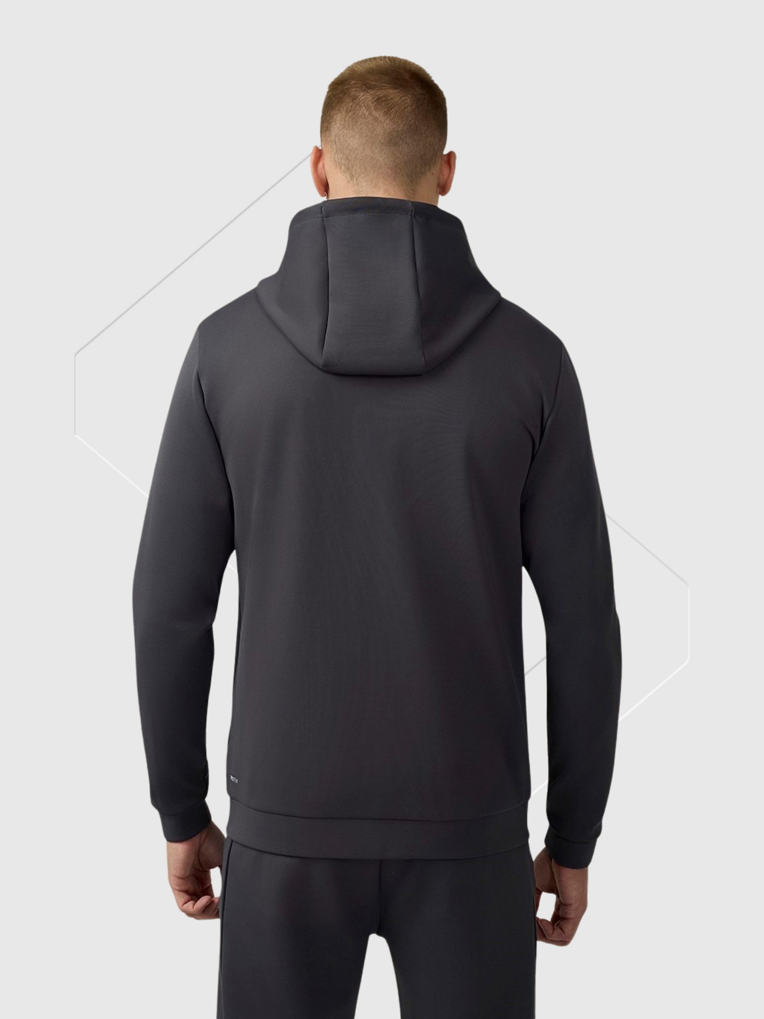 Castore Scuba Full Zip Through Hoody Gunmetal Grey from Saxumo.com