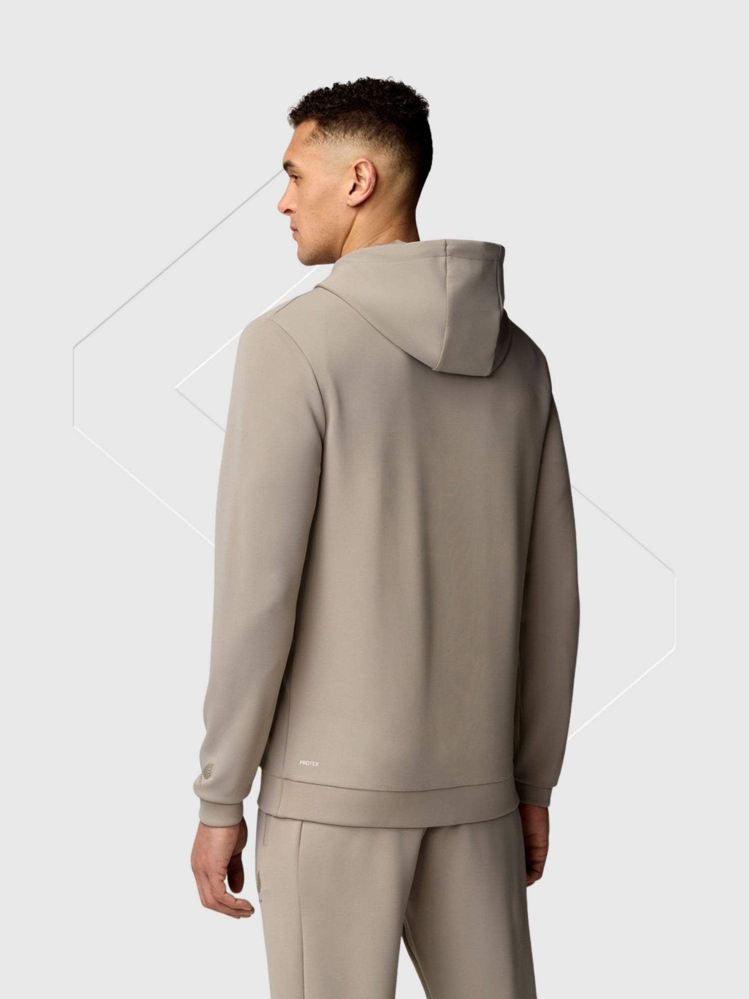 Castore Scuba Hoody Mushroom/Gunmetal from Saxumo.com