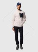 Columbia Jasper Ridge Pebbled Full Zip Fleece Stone/Black from Saxumo.com