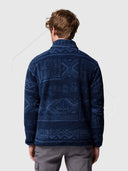 Columbia Rugged Ridge High Pile Half Zip Navy from Saxumo.com