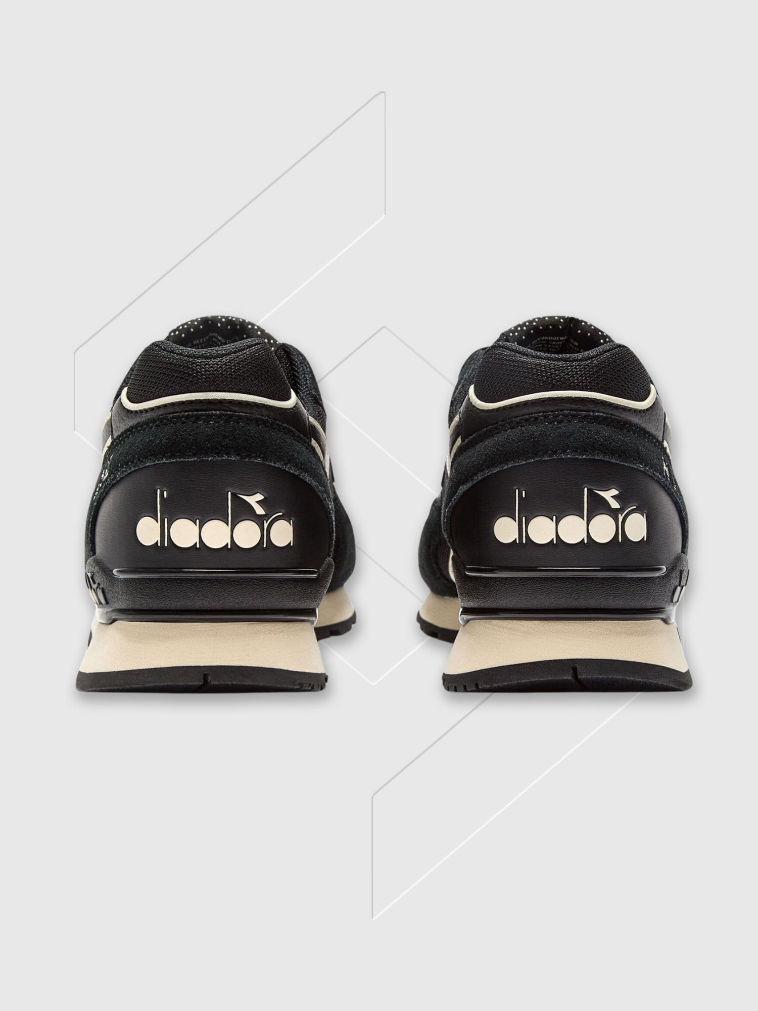 Diadora N.92 Advance Trainers Black/Black from Saxumo.com