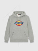 Dickies Icon Logo Hoodie Grey Melange from Saxumo.com