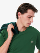Lacoste Classic Fit Cotton Jersey T-shirt Pine Green from Saxumo