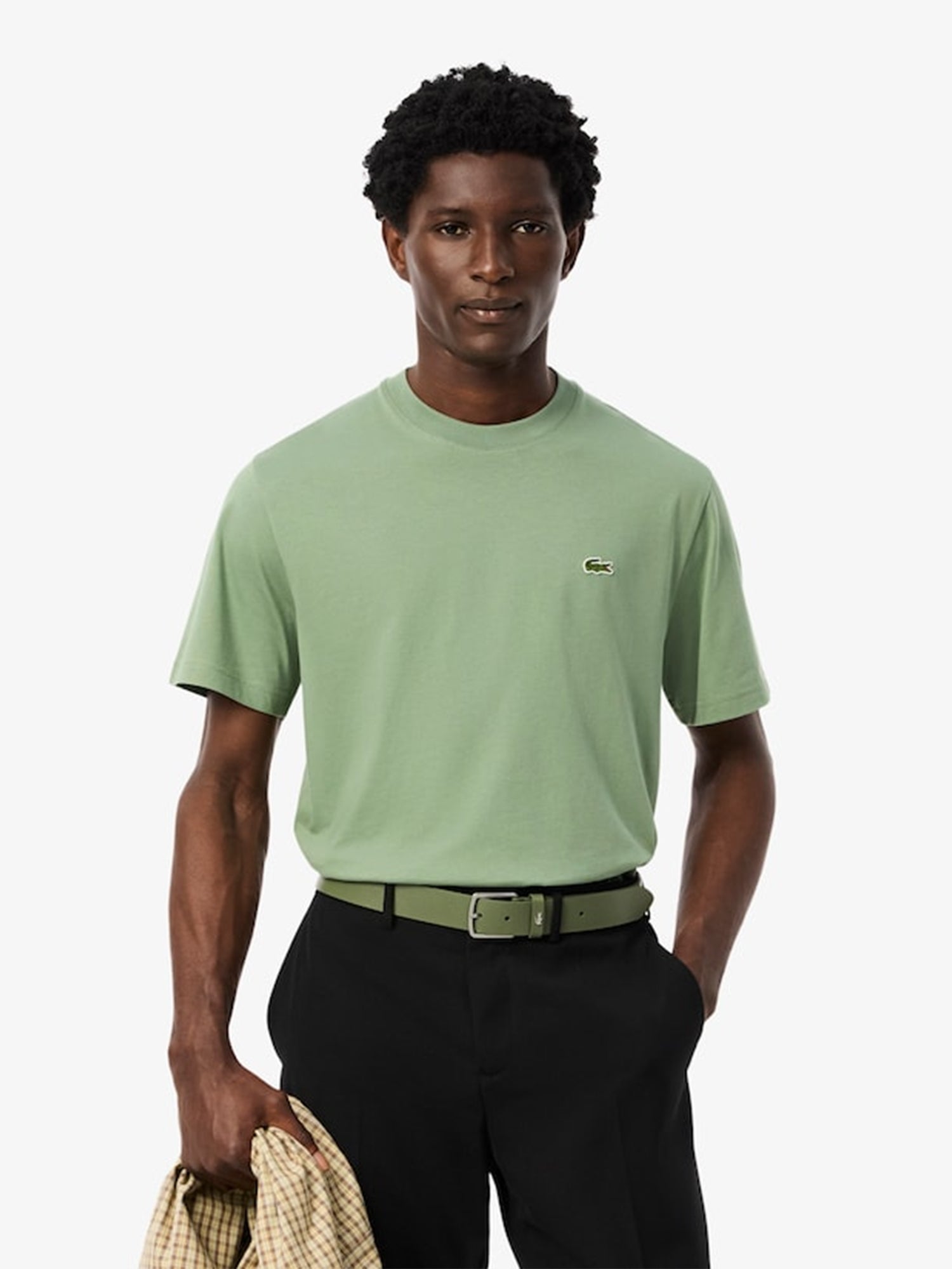 Lacoste Cotton T-Shirt Green from Saxumo