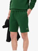 Lacoste Organic Brushed Cotton Fleece Short Green from Saxumo
