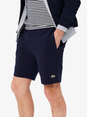 Lacoste Organic Brushed Cotton Fleece Short Navy from Saxumo