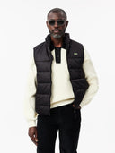 Lacoste Sleveless Water-Repellant Puffer Vest Jacket Black/Black