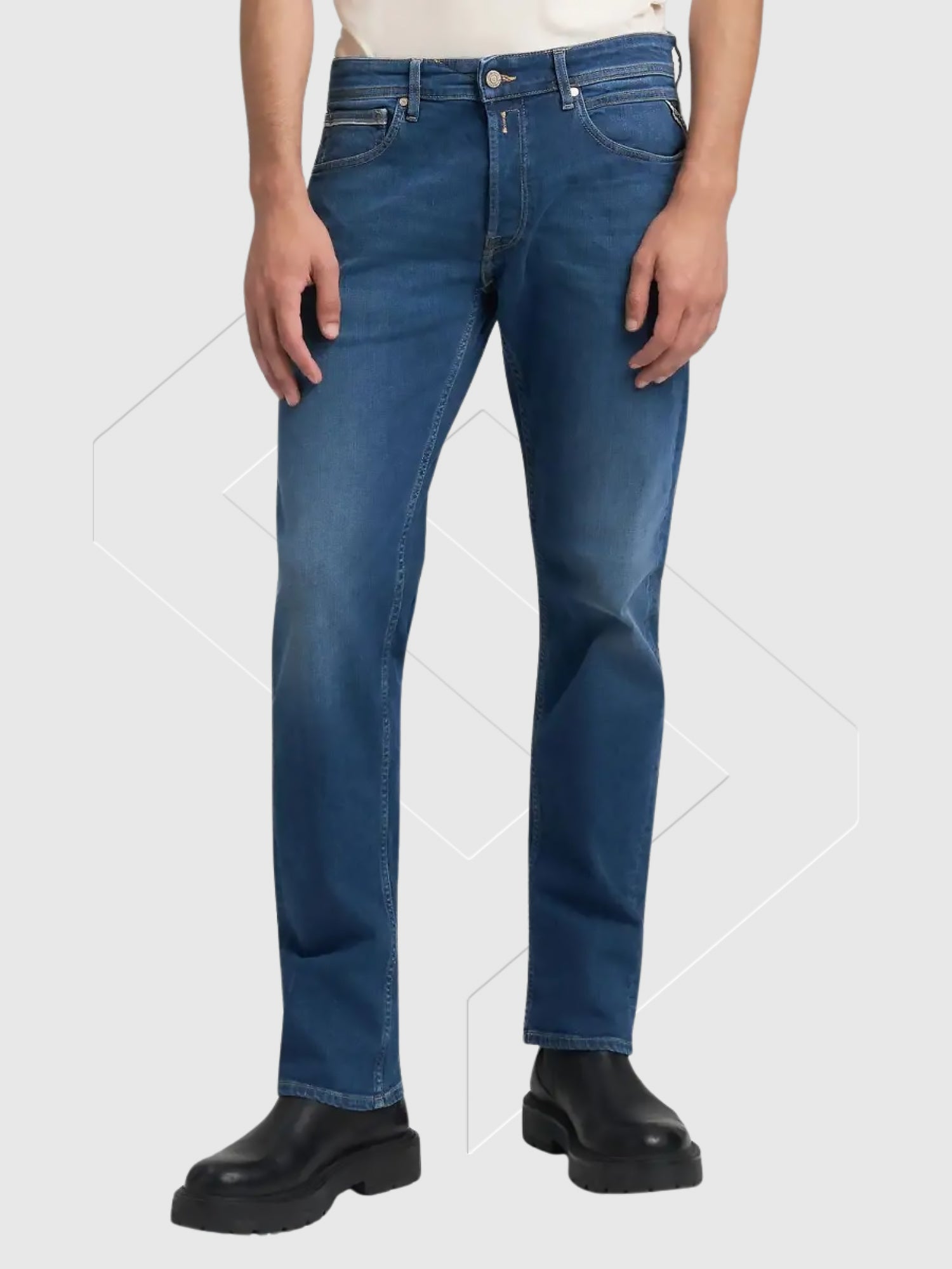 Replay Grover Straight-Fit Jeans from Saxumo.com