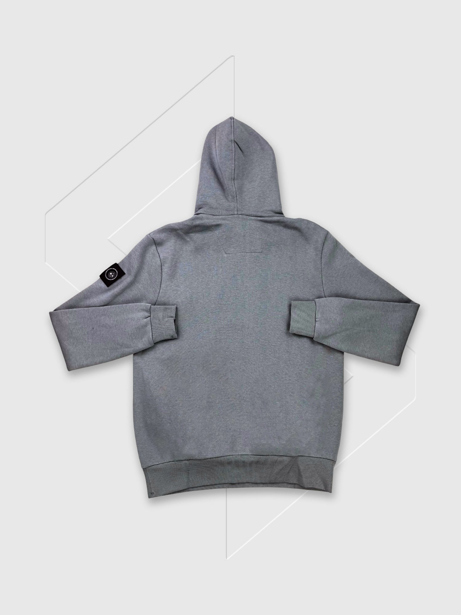 Marshall Artist Crux Quarter Zip Hoodie Monument Grey from Saxumo.com