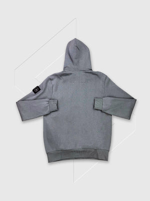 Marshall Artist Crux Quarter Zip Hoodie Monument Grey from Saxumo.com
