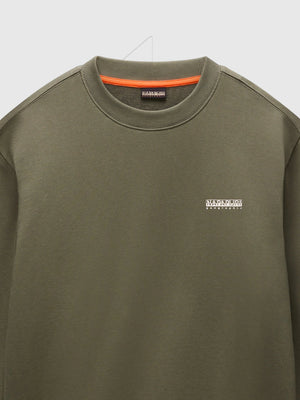 Napapijri Crew Small Box Neck Tea Leaf from Saxumo.com