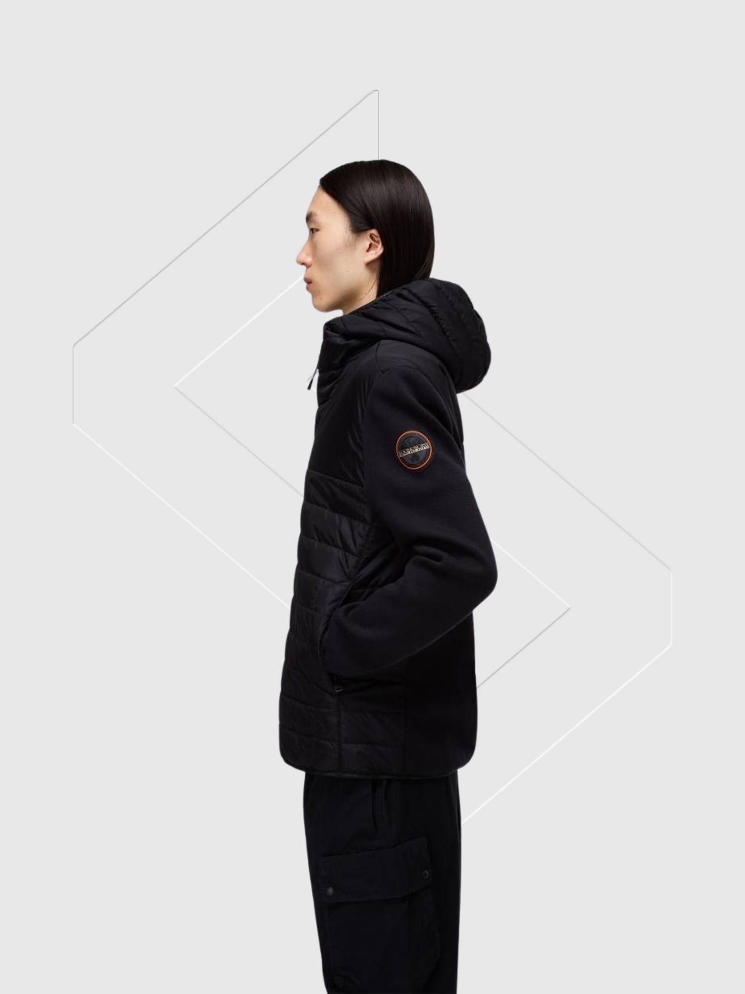 Napapijri D-Tosa Puffer Jacket Black from Saxumo.com