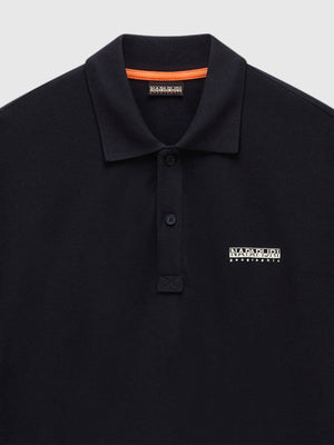 Napapijri Small Logo Polo Black from Saxumo.com