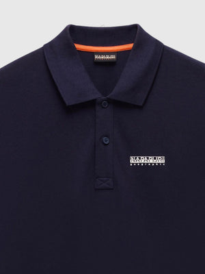 Napapijri Small Logo Polo Blu Marine from Saxumo.com