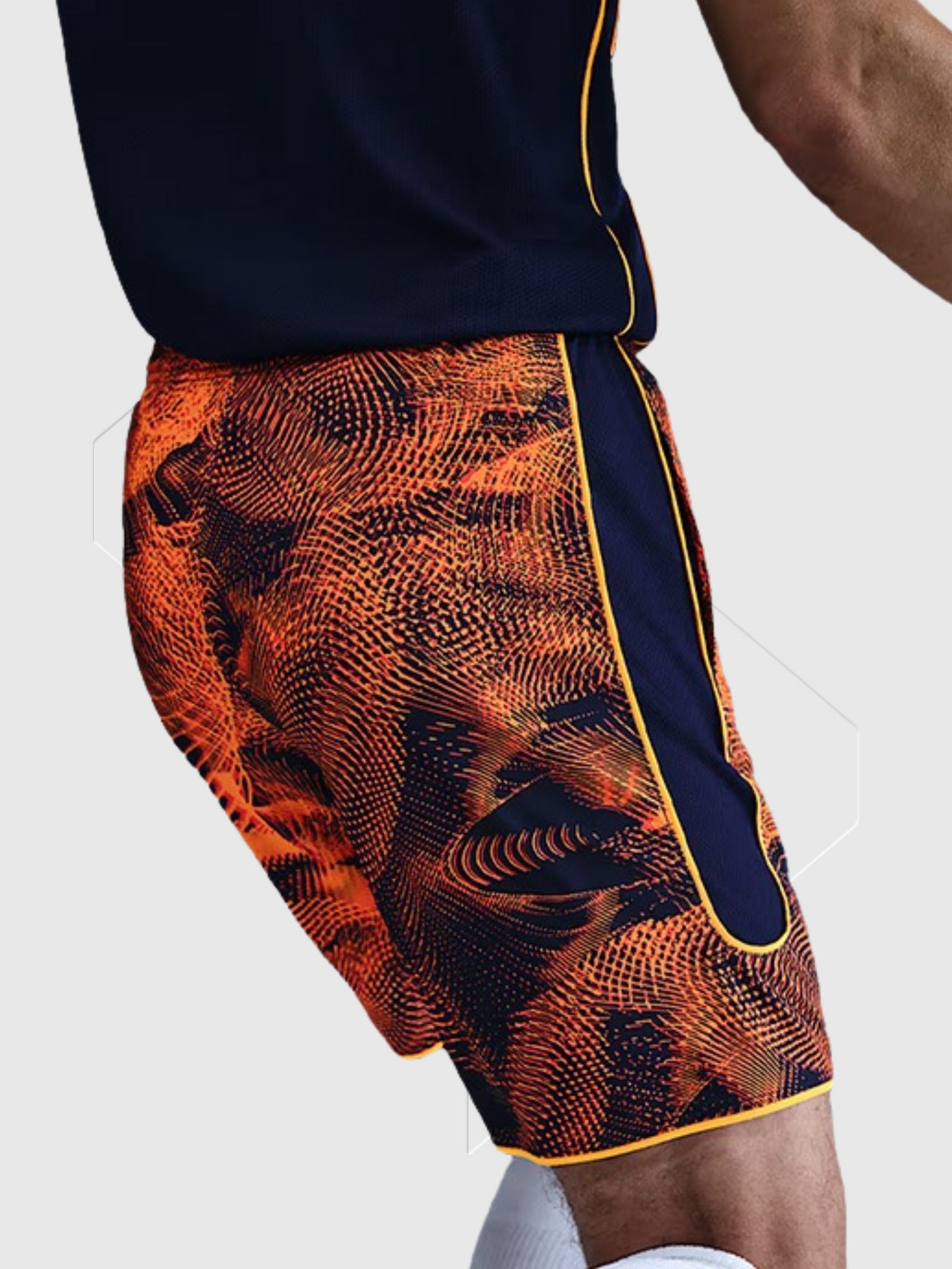 Nike Academy Plus Short Navy/Orange from Saxumo