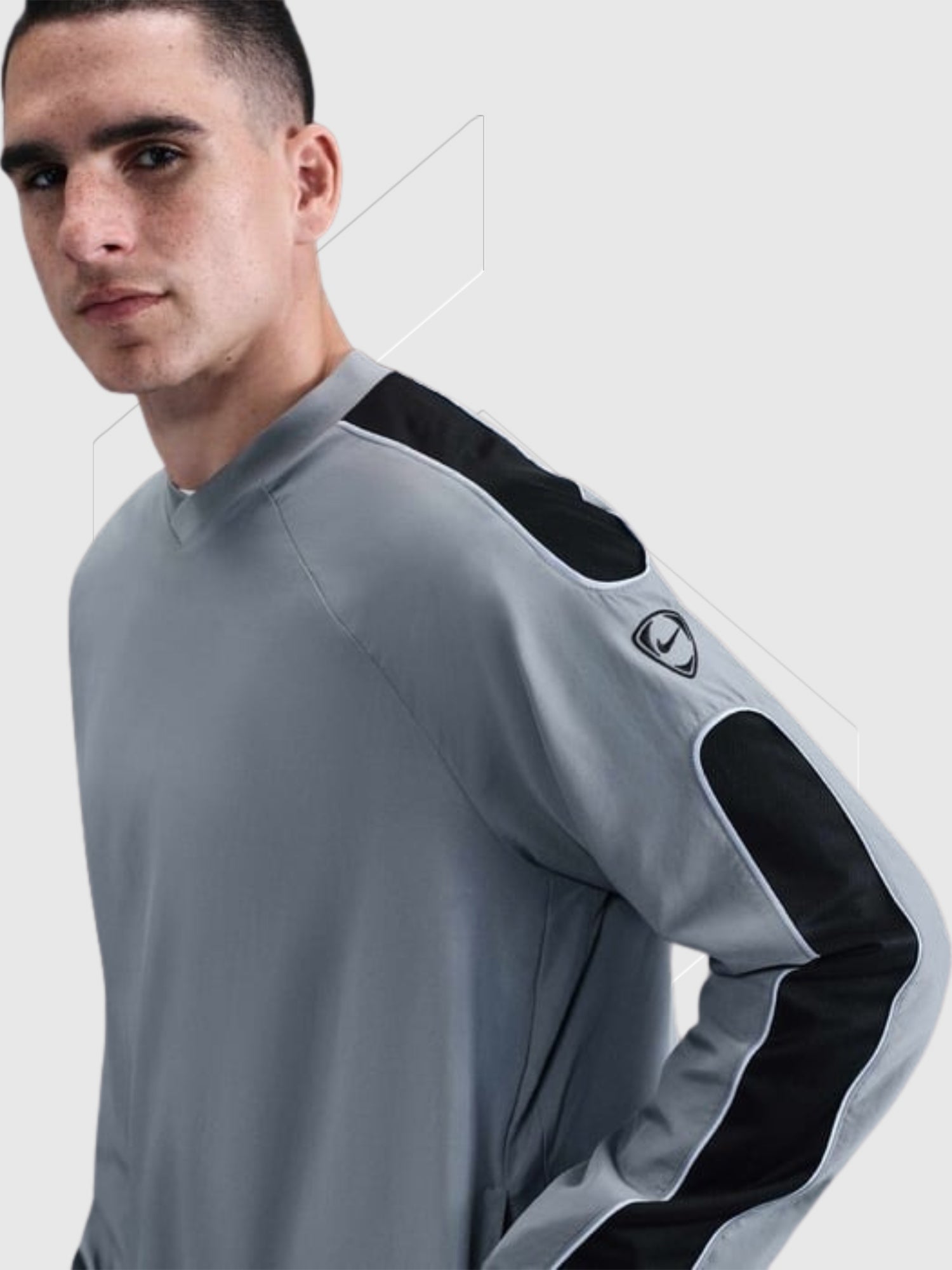 Nike Academy Shell Top Grey from Saxumo