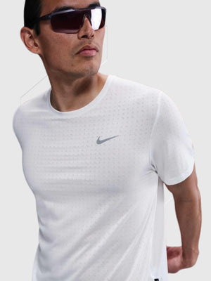 Nike Breathe Miler Running T-shirt White from Saxumo