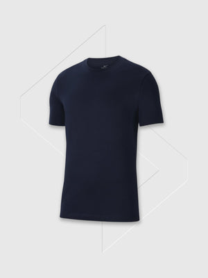 Nike Cotton Logo T-shirt Navy Blue from Saxumo
