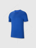 Nike Cotton Logo T-shirt Royal Blue from Saxumo