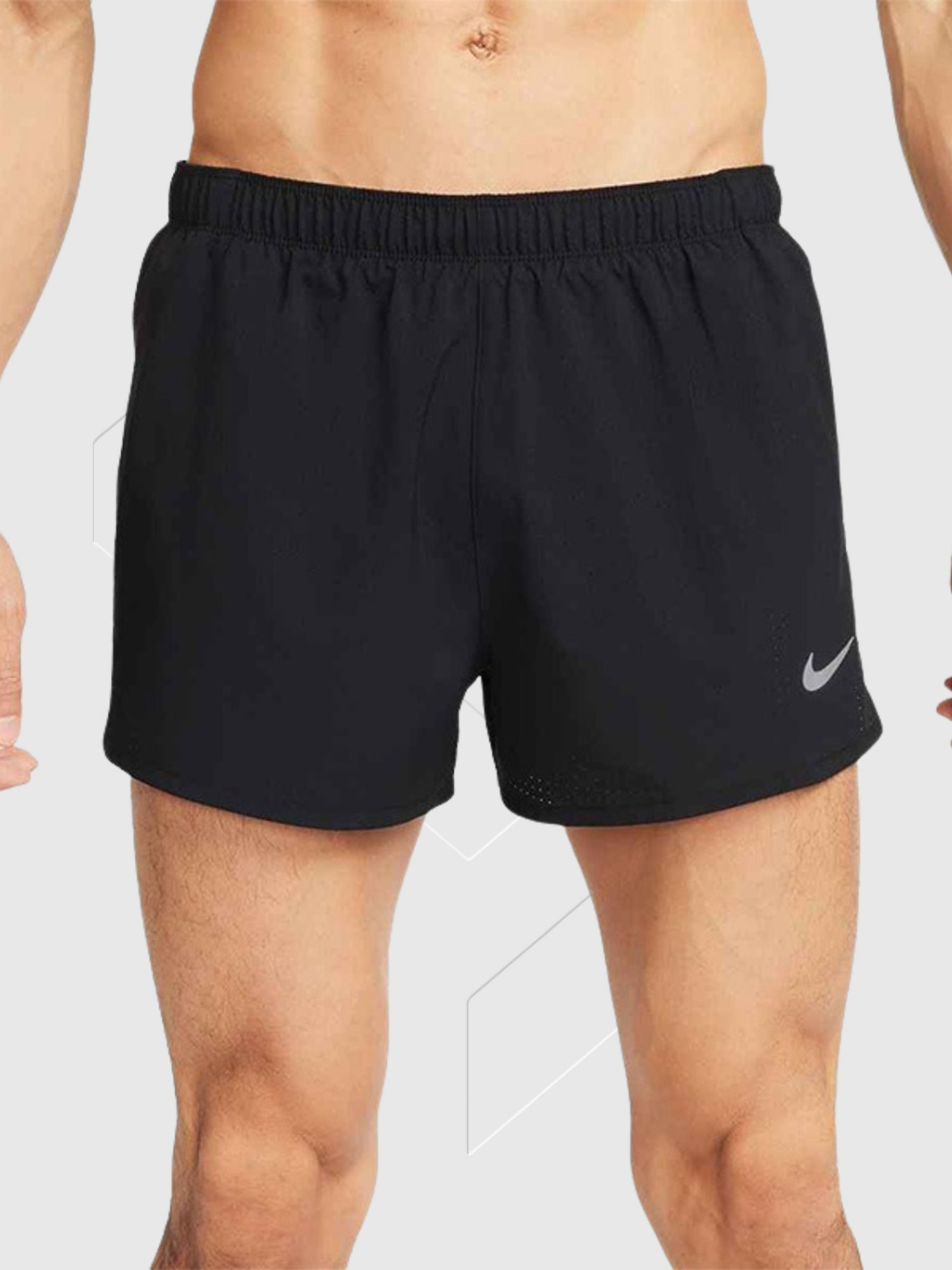 Nike Fast 3" Running Short Brief Line Black from Saxumo