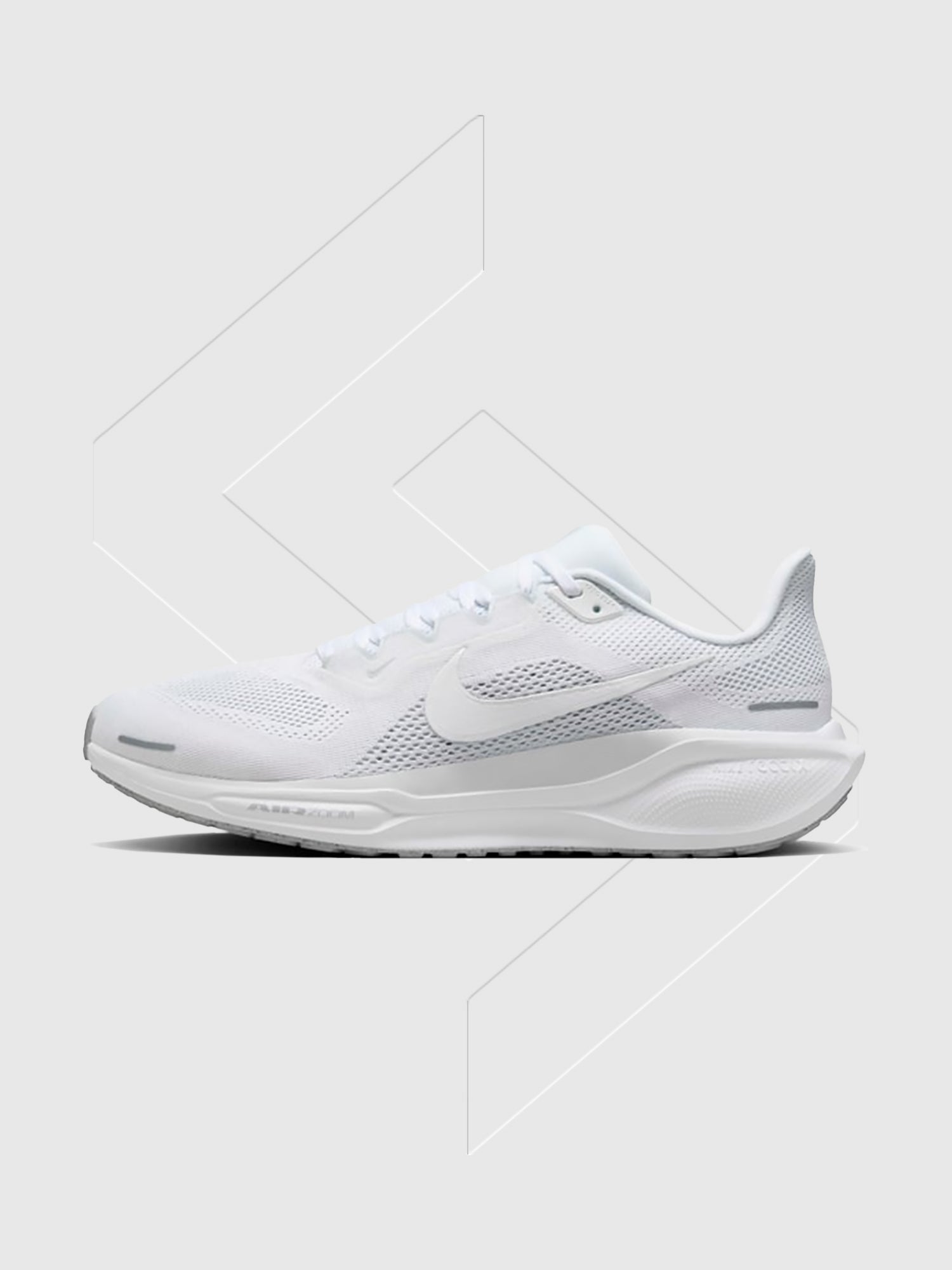 Nike Pegasus 41 Air Zoom Running Trainer White from Saxumo