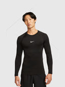 Nike Pro Dri-Fit Long Sleeve Top Black