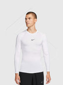 Nike Pro Dri-Fit Long Sleeve Top White