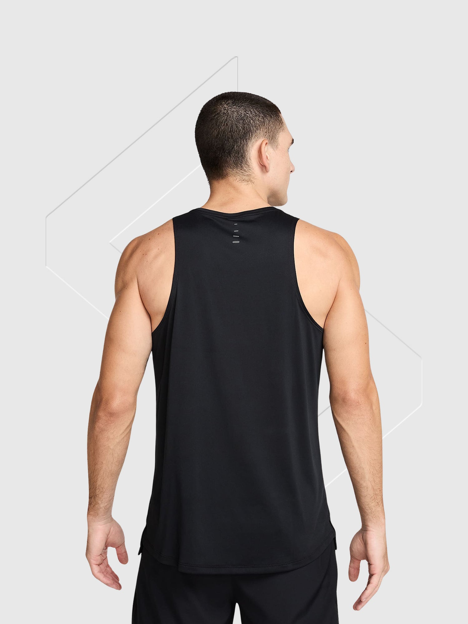 Nike Stride ADV Stride Dri-Fit Running Vest Black from Saxumo