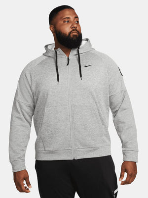 Nike Therma-Fit Full Zip Fleece Jacket Grey from Saxumo