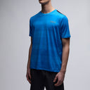 OEX Furth Dale T-Shirt/Short Set Blue/Charcoal